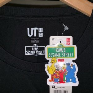 Kaws UNIQLO Sesame Street collab shirt
